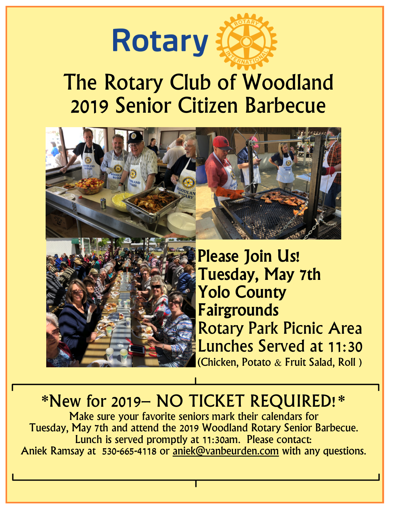 Holmen Area Rotary Club's 15th Anniversary Dinner